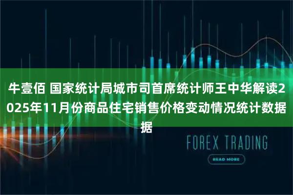 牛壹佰 国家统计局城市司首席统计师王中华解读2025年11月份商品住宅销售价格变动情况统计数据