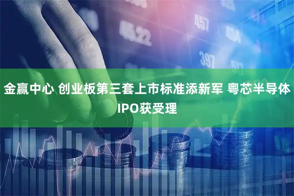 金赢中心 创业板第三套上市标准添新军 粤芯半导体IPO获受理