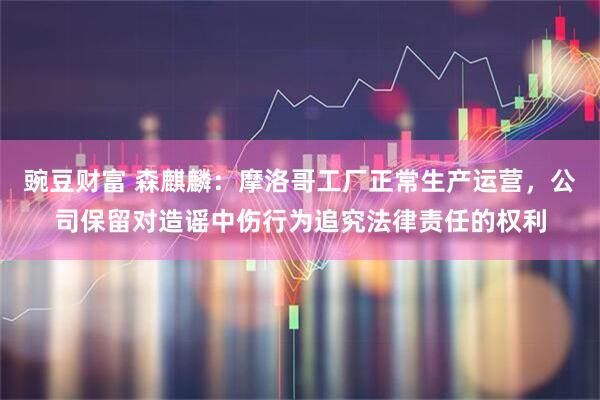 豌豆财富 森麒麟：摩洛哥工厂正常生产运营，公司保留对造谣中伤行为追究法律责任的权利