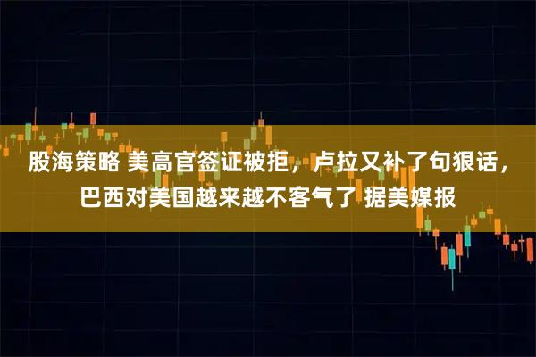 股海策略 美高官签证被拒，卢拉又补了句狠话，巴西对美国越来越不客气了 据美媒报